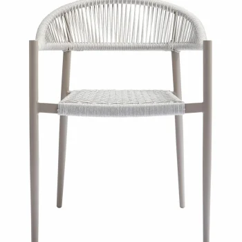 Fashion WOOOD Set V 2 - Yellow Tuinstoel Touw/aluminium Lichtgrijs