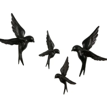 Hot WOOOD Set V 4 - Avaler Vogels Hars Zwart