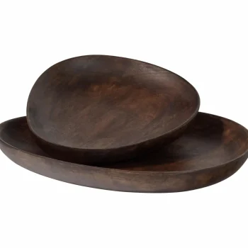 Best WOOOD Sevran Dienblad Mango Hout Bruin - Set Van 2