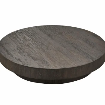 Online WOOOD Shield Too Salontafel Mdf Donkerbruin 20xø100 Cm