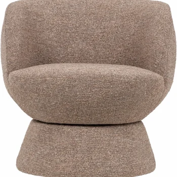 Hot WOOOD Shuffle Draaifauteuil Bruin Melange