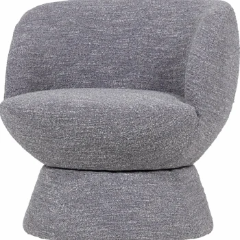 Best WOOOD Shuffle Draaifauteuil Grijs Melange