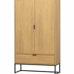 Clearance WOOOD Silas 2-deurs Kast Decor Eiken