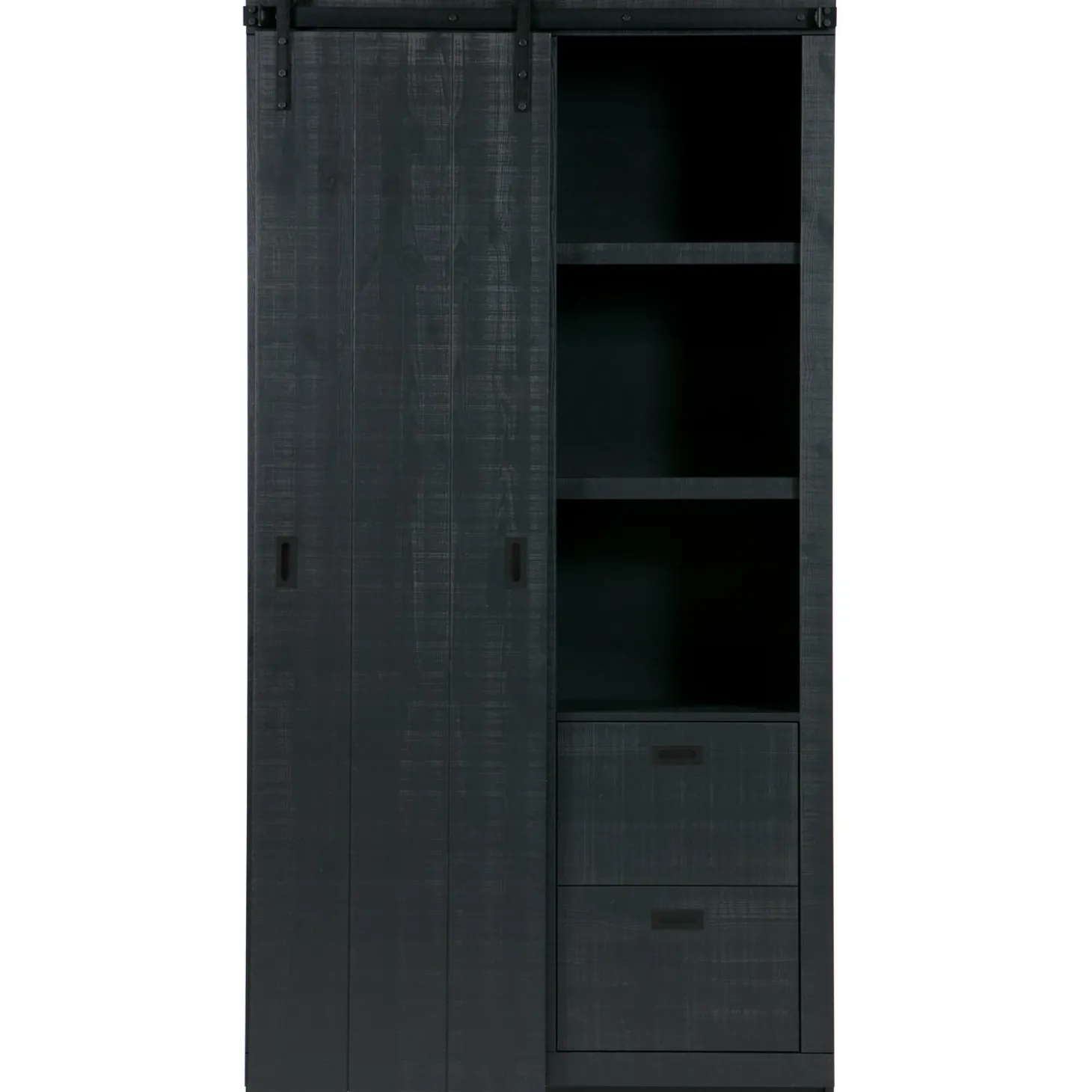 slide-kast-barn-bezaagd-mat-zw-jxqMwoBp-1.webp Discount WOOOD Slide Kast Barn Bezaagd Mat Zwart