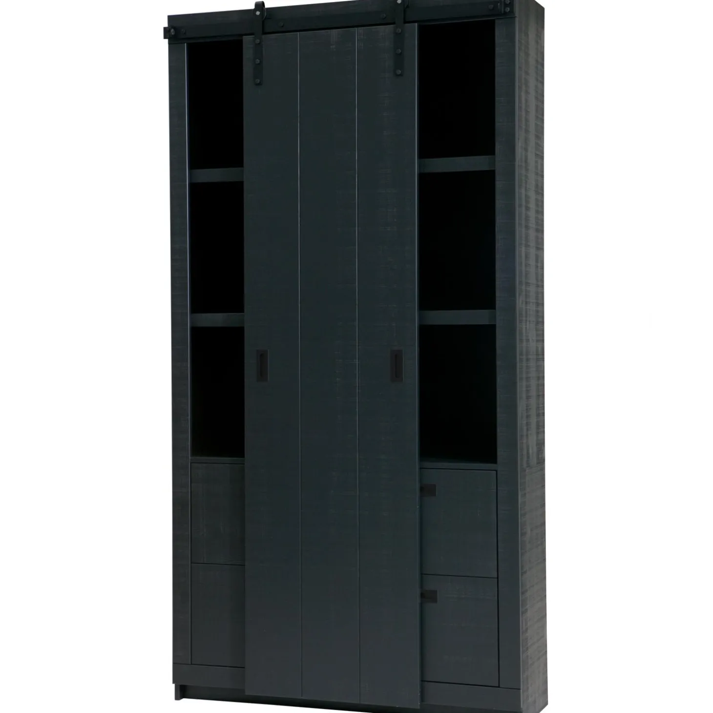 slide-kast-barn-bezaagd-mat-zw-jxqMwoBp-4.webp Discount WOOOD Slide Kast Barn Bezaagd Mat Zwart