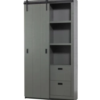 Fashion WOOOD Slide Kast Barn Bezaagd Soap