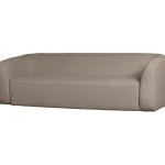 Hot WOOOD Sloping 3-zits Bank Lichtbruin Melange