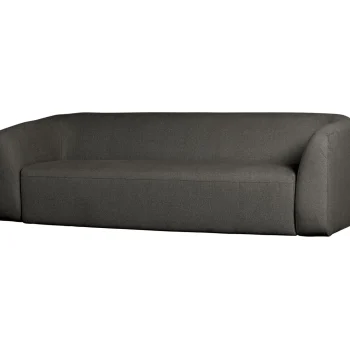 Sale WOOOD Sloping 3-zits Bank Melangegrijs/zwart Grijs/zwart Melange