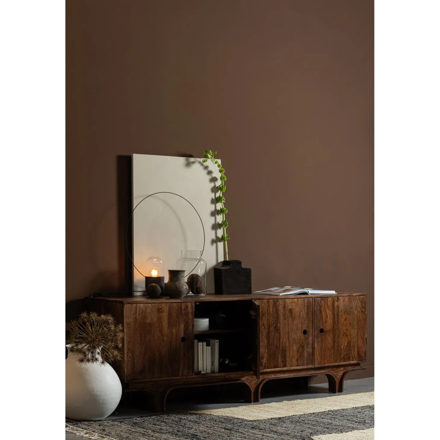 staes-dressoir-4-deurs-mango-h-znLUpSIn-3.webp Clearance WOOOD Staes Dressoir 4-deurs Mango Hout Walnoot