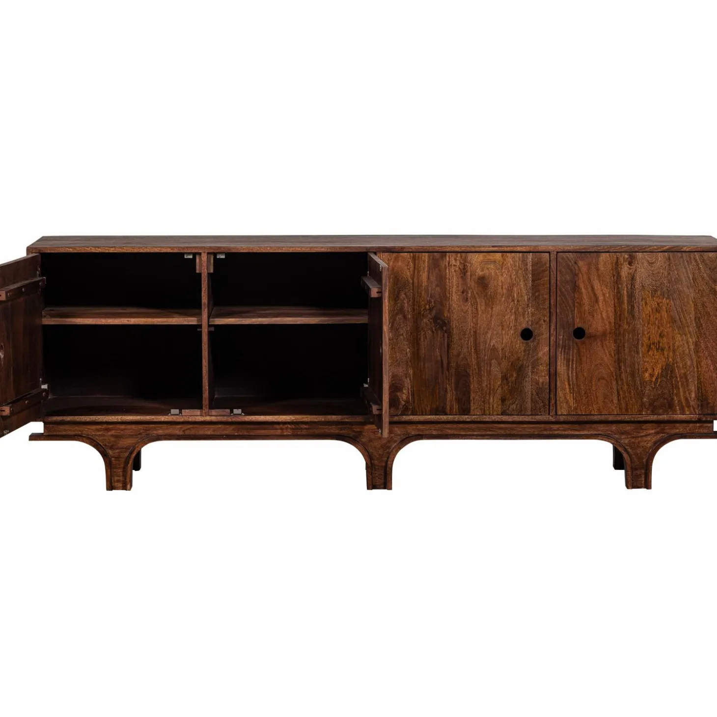 staes-dressoir-4-deurs-mango-h-znLUpSIn-4.webp Clearance WOOOD Staes Dressoir 4-deurs Mango Hout Walnoot