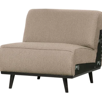 Hot WOOOD Statement 1-zits Element Bouclé Beige