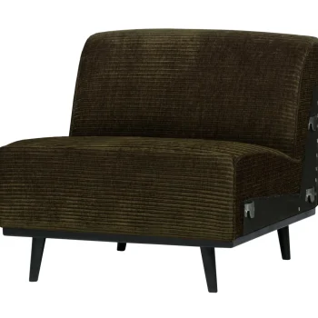 Clearance WOOOD Statement 1-zits Element Ribstof Warm Groen