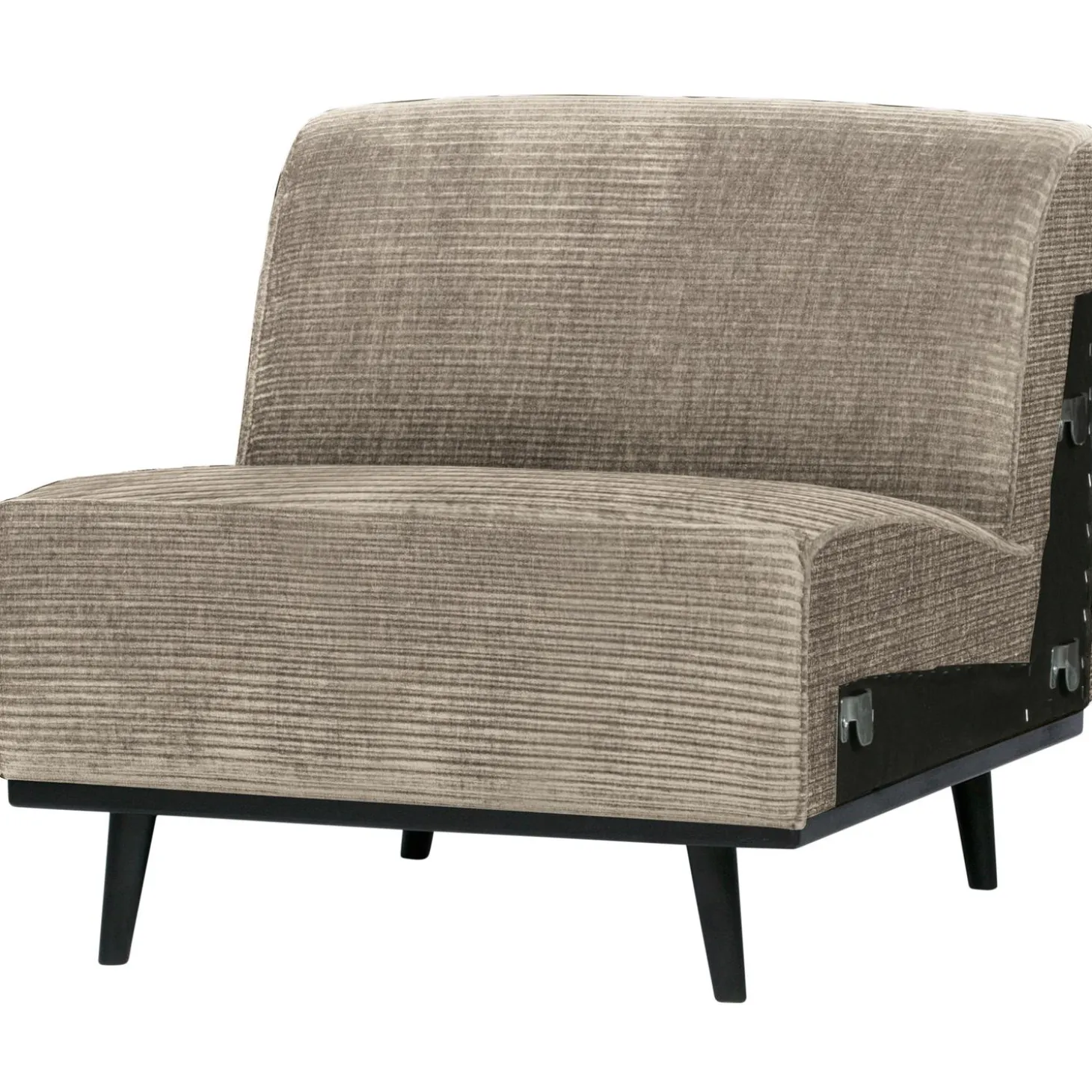 statement-1-zits-element-ribst-UNBGctcS-1.webp Clearance WOOOD Statement 1-zits Element Ribstof Clay Kleigrijs