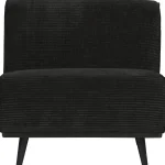 Best WOOOD Statement 1-zits Element Ribstof Grafiet Grafietgrijs