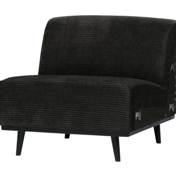 Best WOOOD Statement 1-zits Element Ribstof Grafiet Grafietgrijs