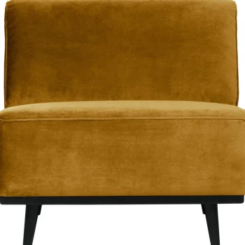 Discount WOOOD Statement 1-zits Element Velvet Honinggeel