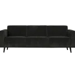 Outlet WOOOD Statement 3-zits Bank 230 Cm Ribstof Grafiet Grafietgrijs