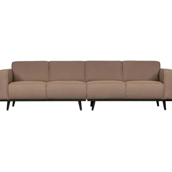 Hot WOOOD Statement 4-zits Bank 280 Cm Bouclé Nougat