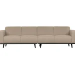 Sale WOOOD Statement 4-zits Bank 280 Cm Bouclé Beige