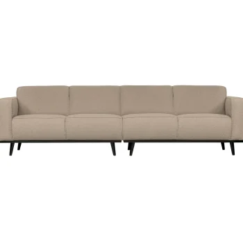Sale WOOOD Statement 4-zits Bank 280 Cm Bouclé Beige