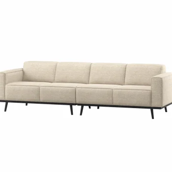 Clearance WOOOD Statement 4-zits Bank 280 Cm Beige Melange