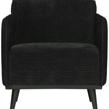 New WOOOD Statement Fauteuil Met Arm Ribstof Grafiet Grafietgrijs