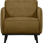 Online WOOOD Statement Fauteuil Met Arm Structure Velvet Brass