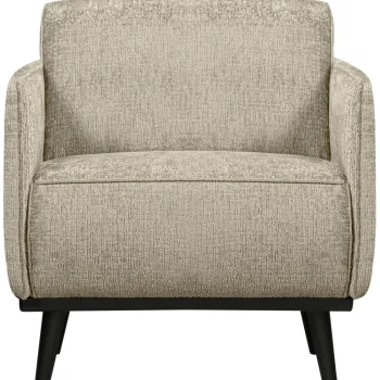 Sale WOOOD Statement Fauteuil Met Arm Structure Velvet Mountain Wheatfield