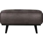 New WOOOD Statement Hocker Ecoleer Donkergrijs