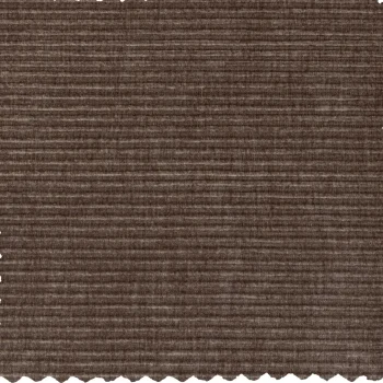 Fashion WOOOD Statement Hocker Ribstof Taupe