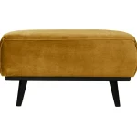 Online WOOOD Statement Hocker Velvet Honinggeel