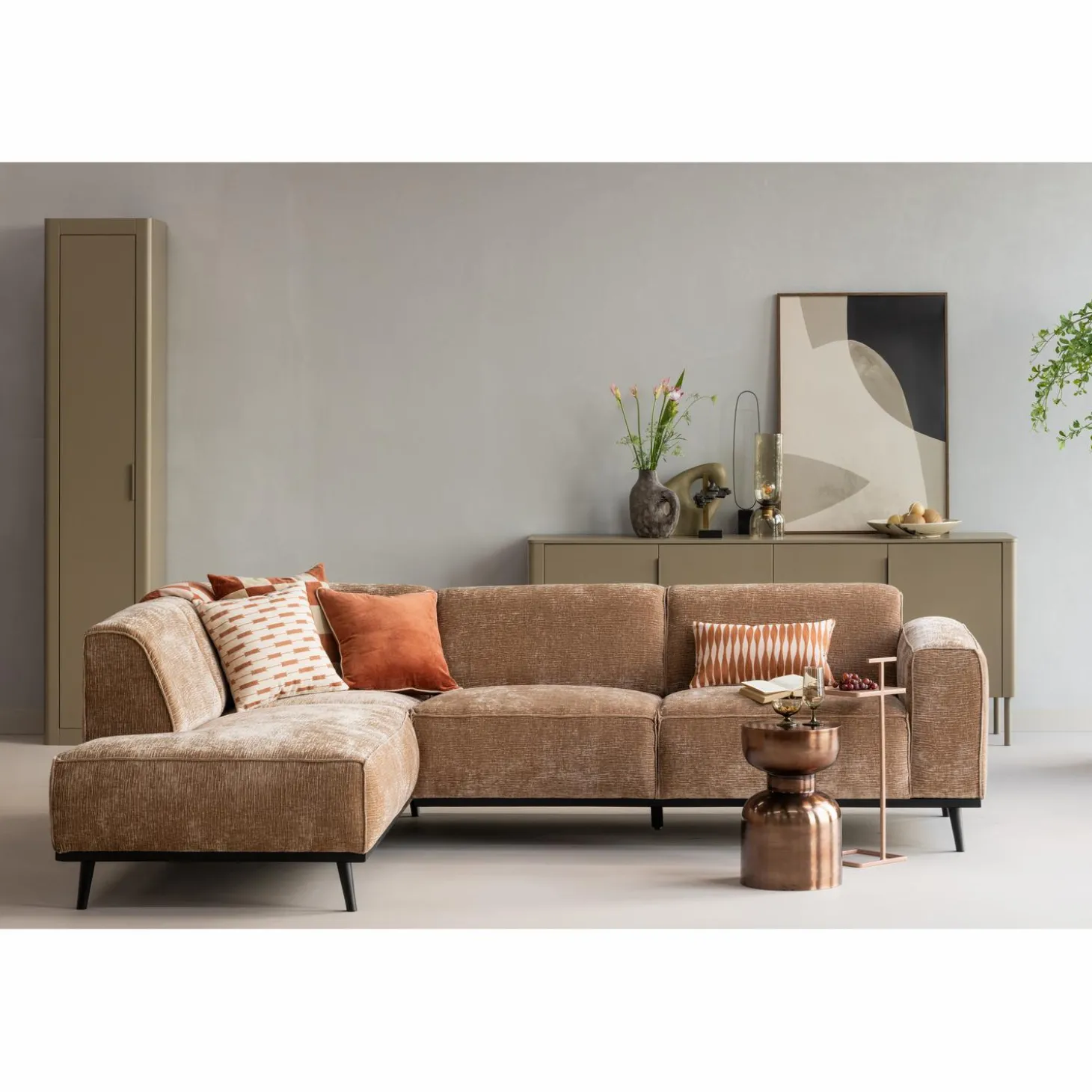 statement-hoekbank-links-cheni-qmWzlmjq-2.webp Best WOOOD Statement Hoekbank Links Chenille Velvet Taupe