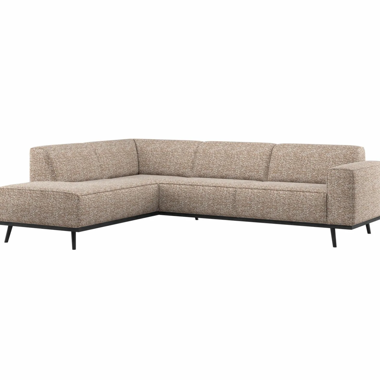 statement-hoekbank-links-licht-wJZuheVu-0.webp Sale WOOOD Statement Hoekbank Links Lichtbruin Melange