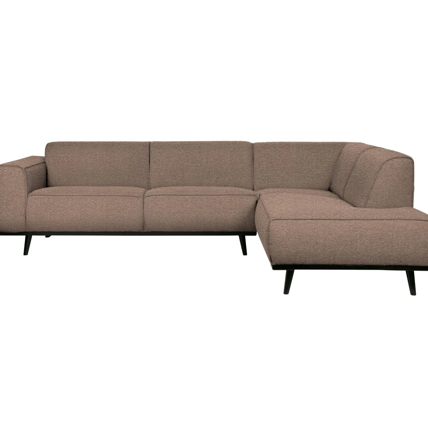statement-hoekbank-rechts-bouc-fuSDIOMY-0.webp Sale WOOOD Statement Hoekbank Rechts Bouclé Nougat