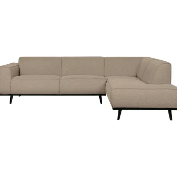 Sale WOOOD Statement Hoekbank Rechts Bouclé Beige