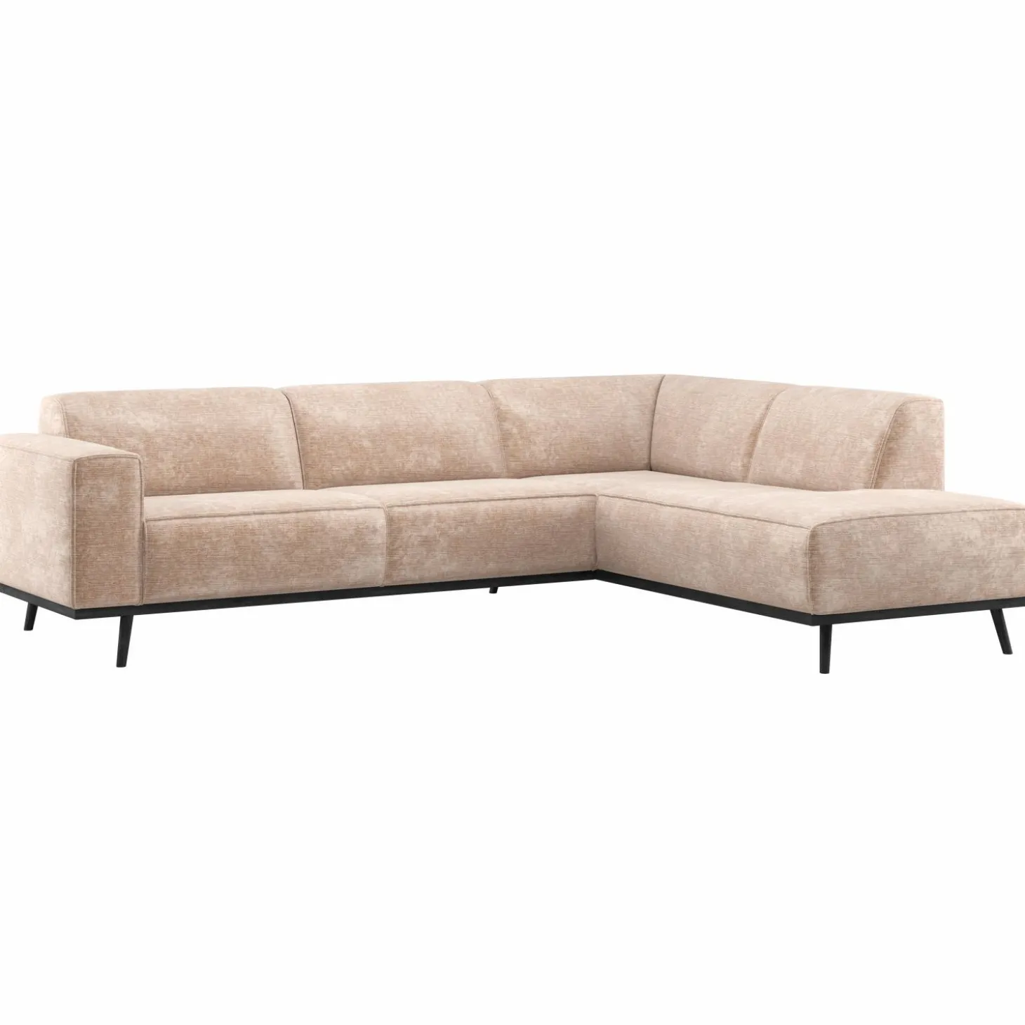 statement-hoekbank-rechts-chen-yJIDHVFE-0.webp Clearance WOOOD Statement Hoekbank Rechts Chenille Velvet Naturel