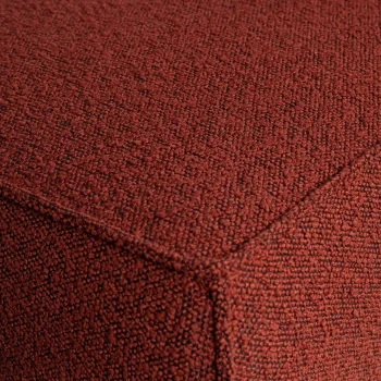 Sale WOOOD Statement XL 4-zits Bank 372 Cm Bouclé Kastanje Kastanjebruin