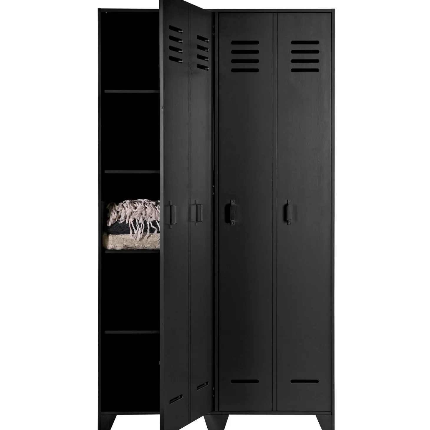 stijn-hoog-2-deurs-lockerkast-uwITDxSg-4.webp Hot WOOOD Stijn Hoog 2-deurs Lockerkast Zwart