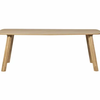 Online WOOOD Tablo Eettafel Deens Ovaal DL 180x100 Cm Transparant