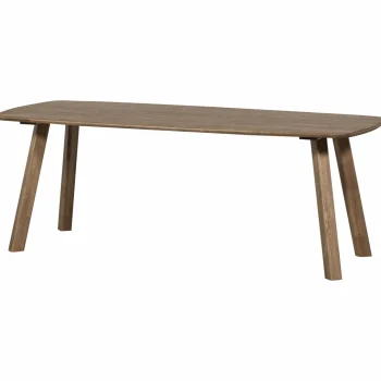 Discount WOOOD Tablo Eettafel Deens Ovaal DL 180x100 Cm Cashmere Brown