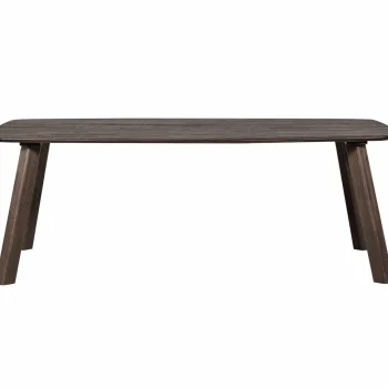 Fashion WOOOD Tablo Eettafel Deens Ovaal VL 220x100 Cm Mystic Brown