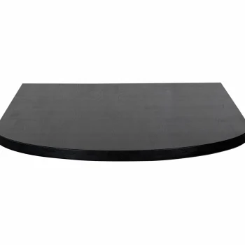 Best WOOOD Tablo Lungo Eindblad Rond Essen Blacknight Mat