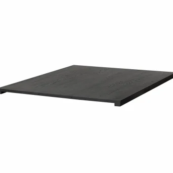 Fashion WOOOD Tablo Lungo Tussenblad Essen Blacknight Mat