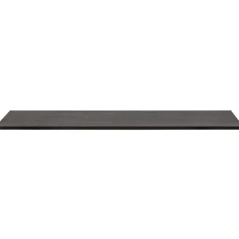 Outlet WOOOD Tablo Tafelblad Eiken Blacknight 220x90 Cm