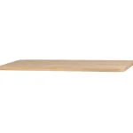 Outlet WOOOD Tablo Tafelblad Eiken Naturel Curved 200x90 Cm
