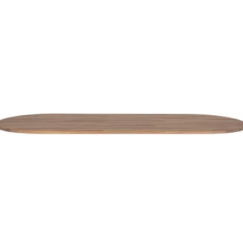 Discount WOOOD Tablo Tafelblad Ovaal Eiken Olie Grijs