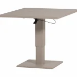 Fashion WOOOD Tesso Hoogte Verstelbare Tuintafel Aluminium Zand