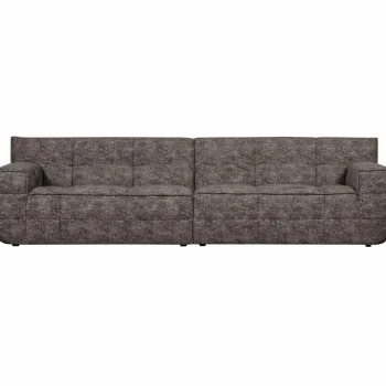 Outlet WOOOD Timor 4-zits Bank Grafiet Melange