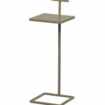 Hot WOOOD Toste Bijzettafel Metaal Donker Zand Donkerzand