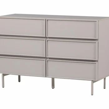 Outlet WOOOD Tours Ladekast 6 Lades Melamine/MDF Zand